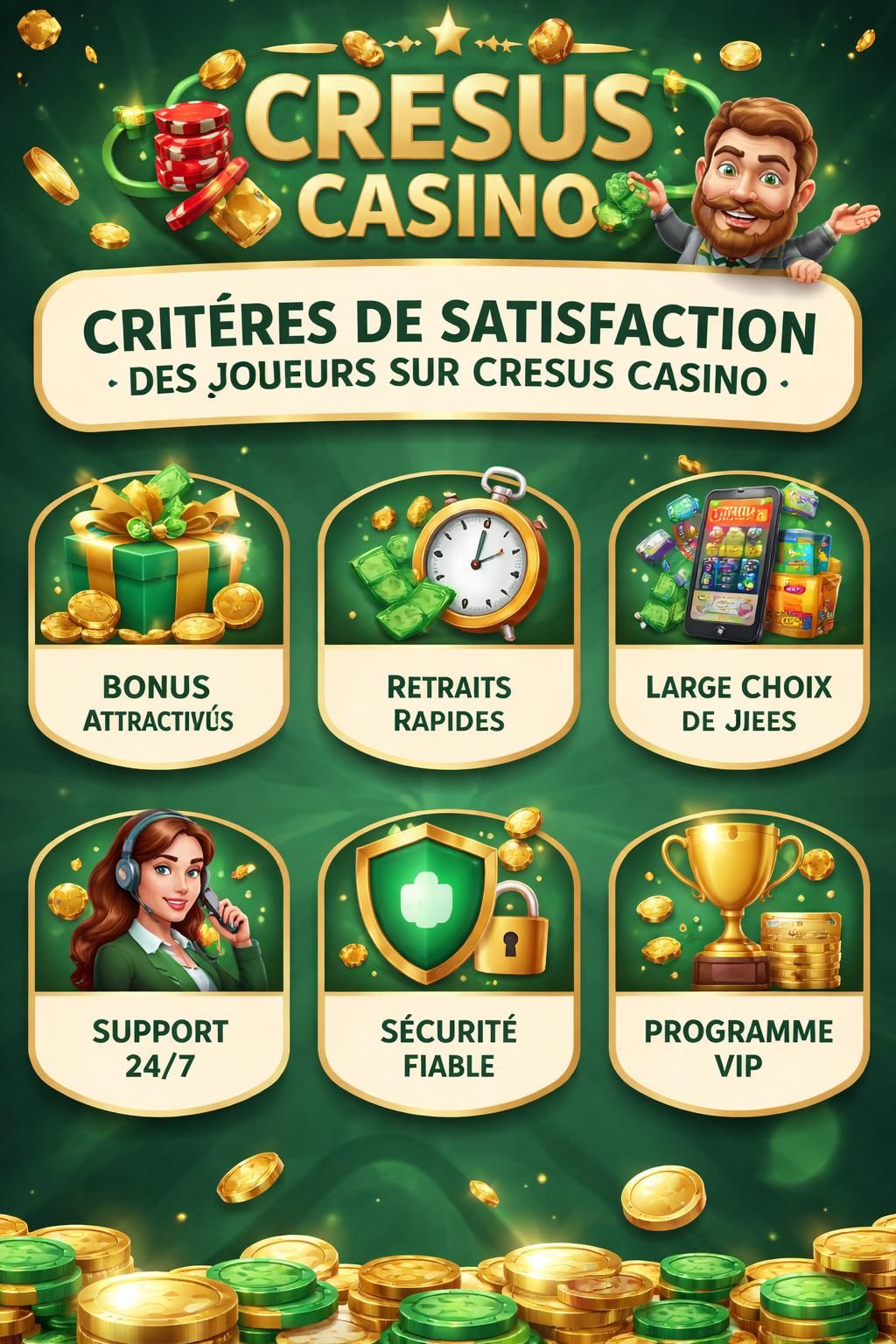 découvrez les avis des joueurs sur cresus casino, avec des retours d'expérience authentiques et des recommandations pour profiter au mieux de cette plateforme de jeux en ligne.